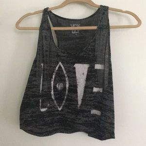 LOVE crop top